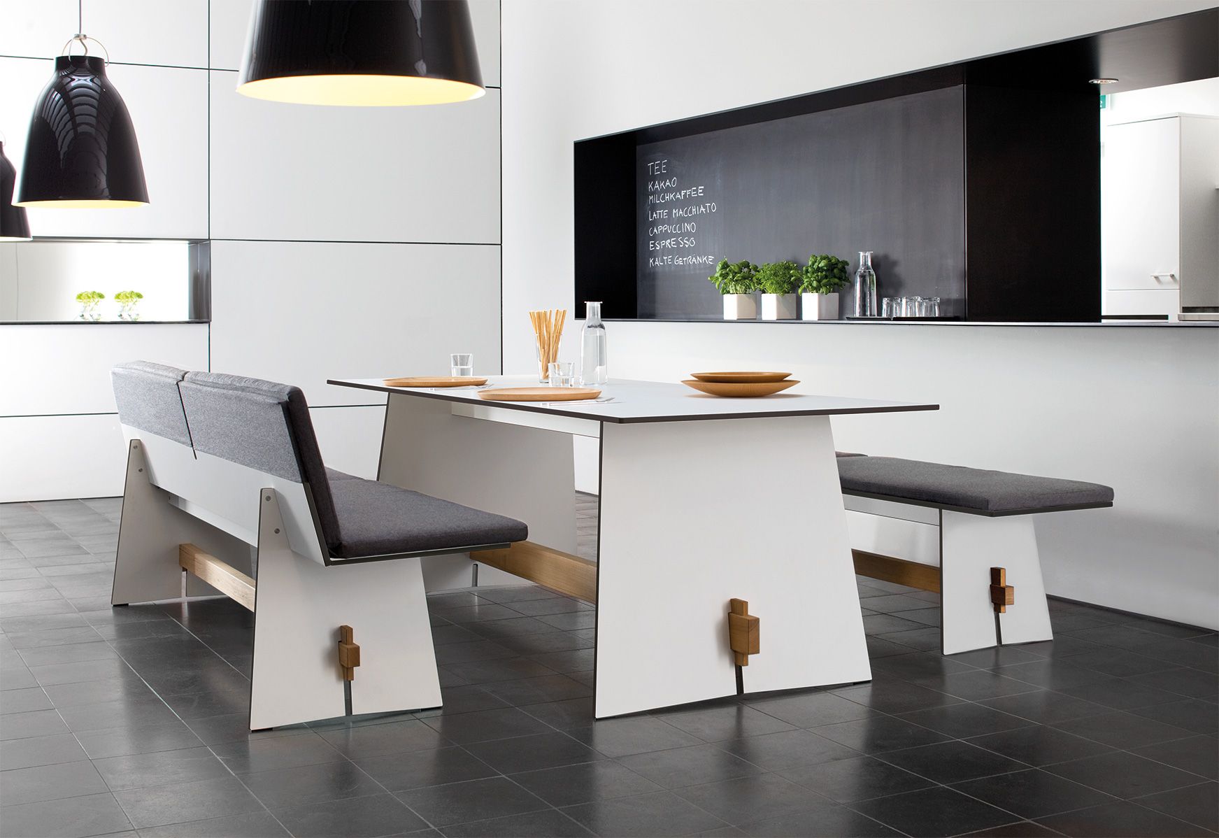 Tension Outdoor Table à joues rectangulaires Conmoto