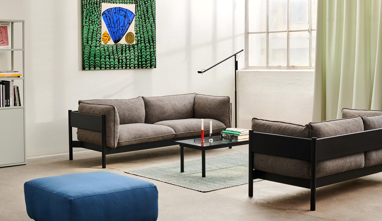 Mags Connectable 01 Ottoman Extra Small Tabouret petit Hay