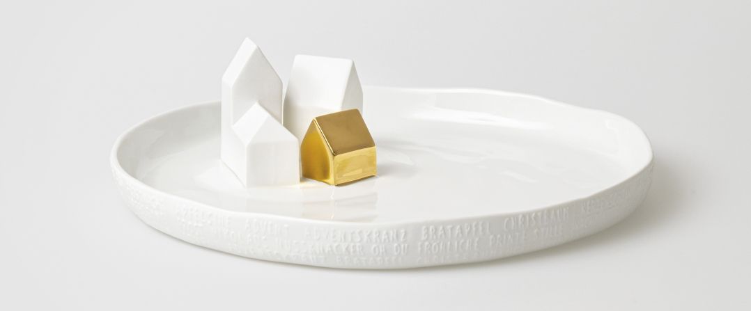Histoires de porcelaine Assiettes Maisons Roues 