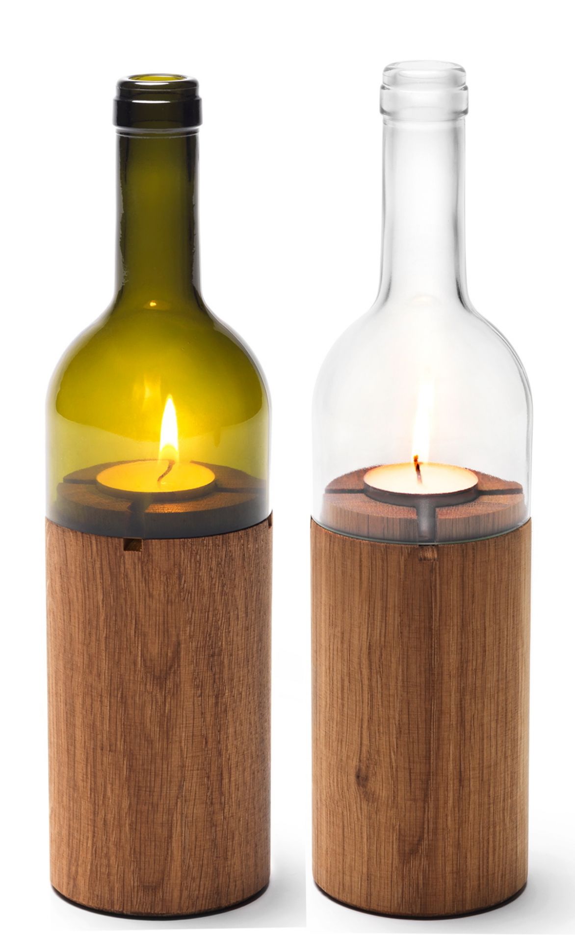 WeinWindlicht Lumière du vent Side by Side Verre vert