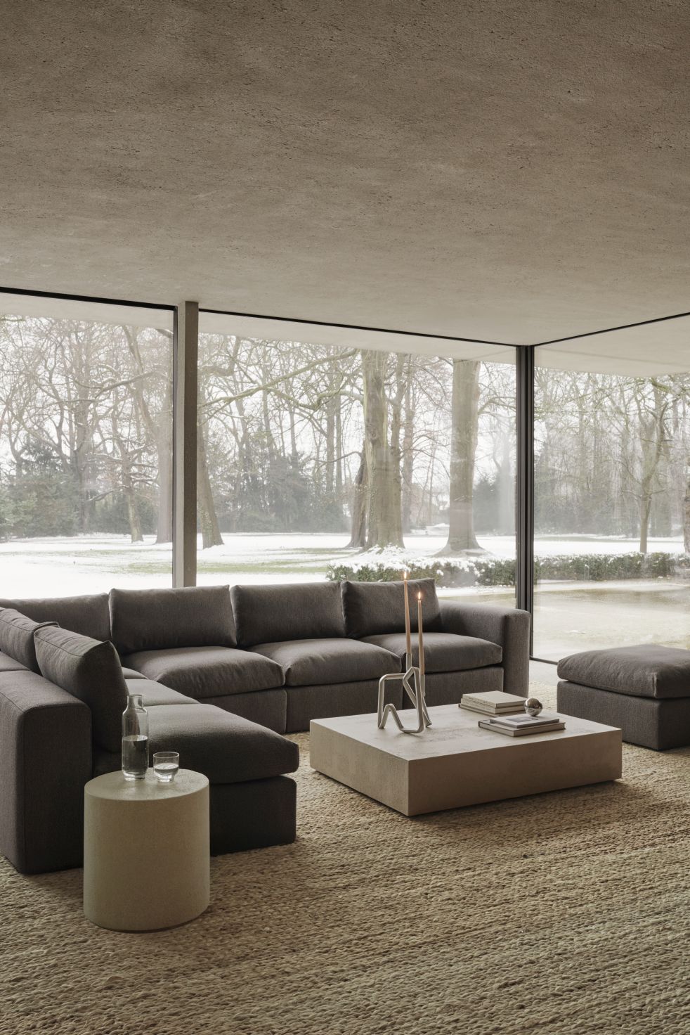 Mellow Canapé modulaire Granite Eco Position couchée à droite Ethnicraft