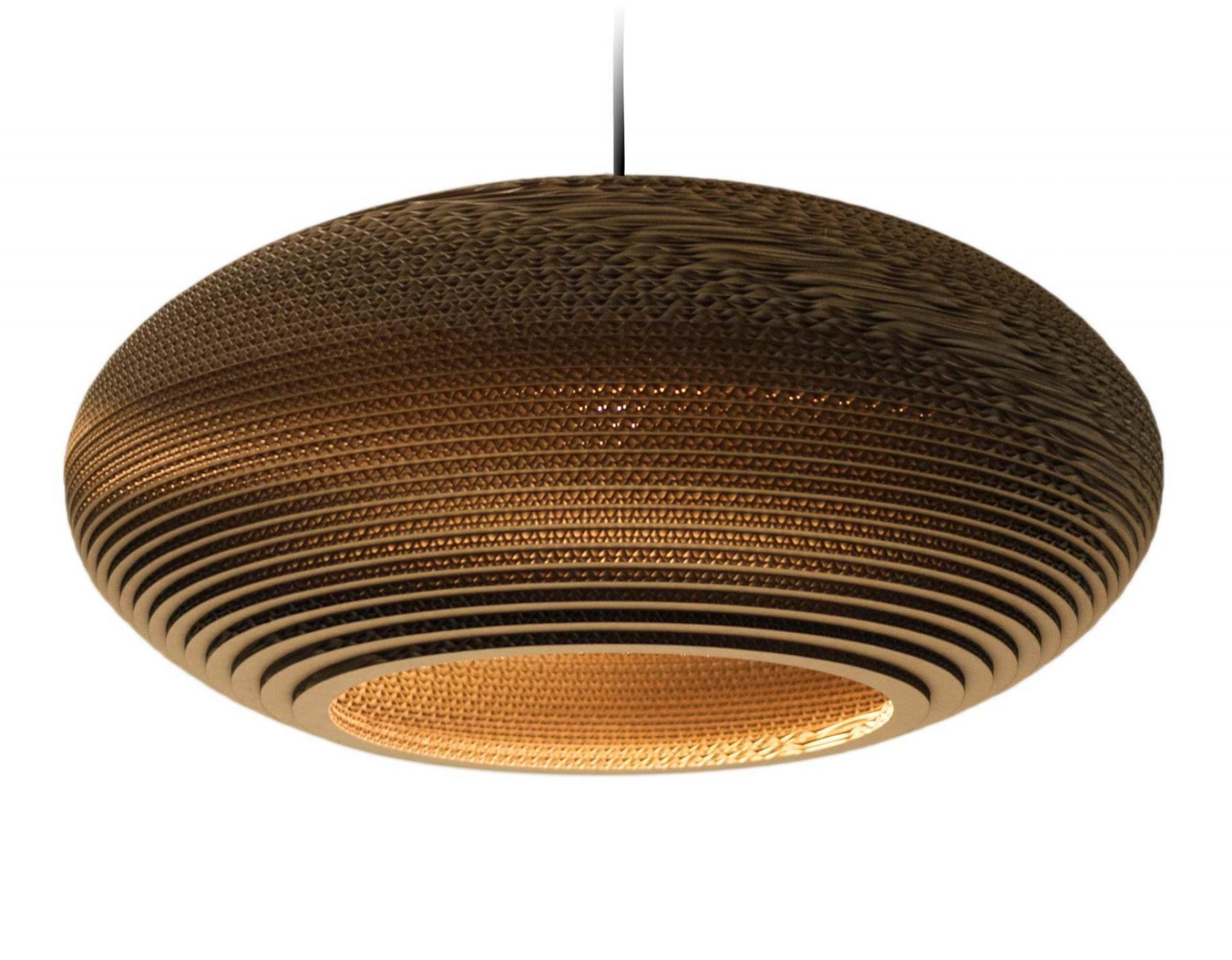 Luminaire à suspension Disc24 Scraplights Graypants