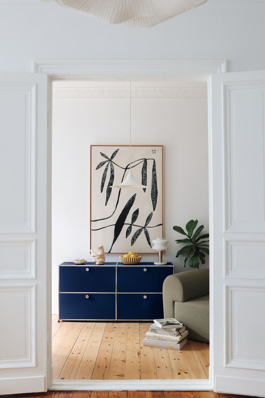 USM Haller Sideboard E2 buffet avec 4 portes pliantes
