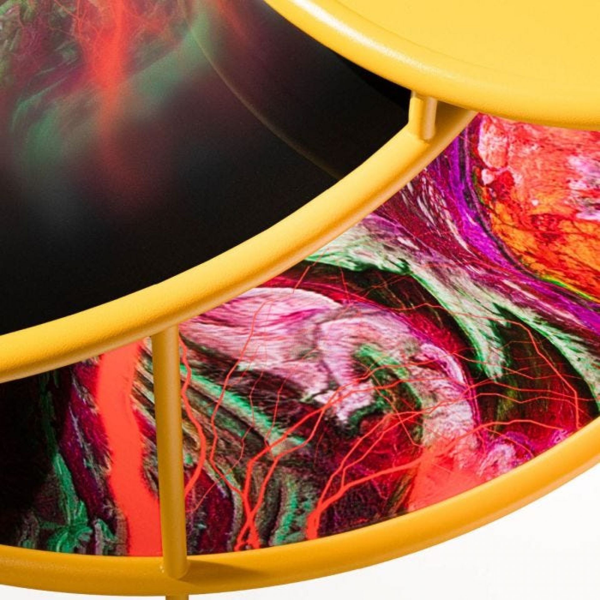 Sangaku Table basse Jaune/Anti-Atlas Driade