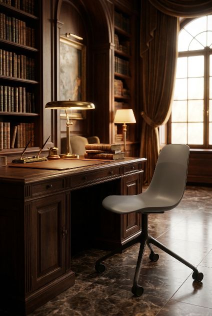 Chaise Elephantino avec roulettes Kristalia