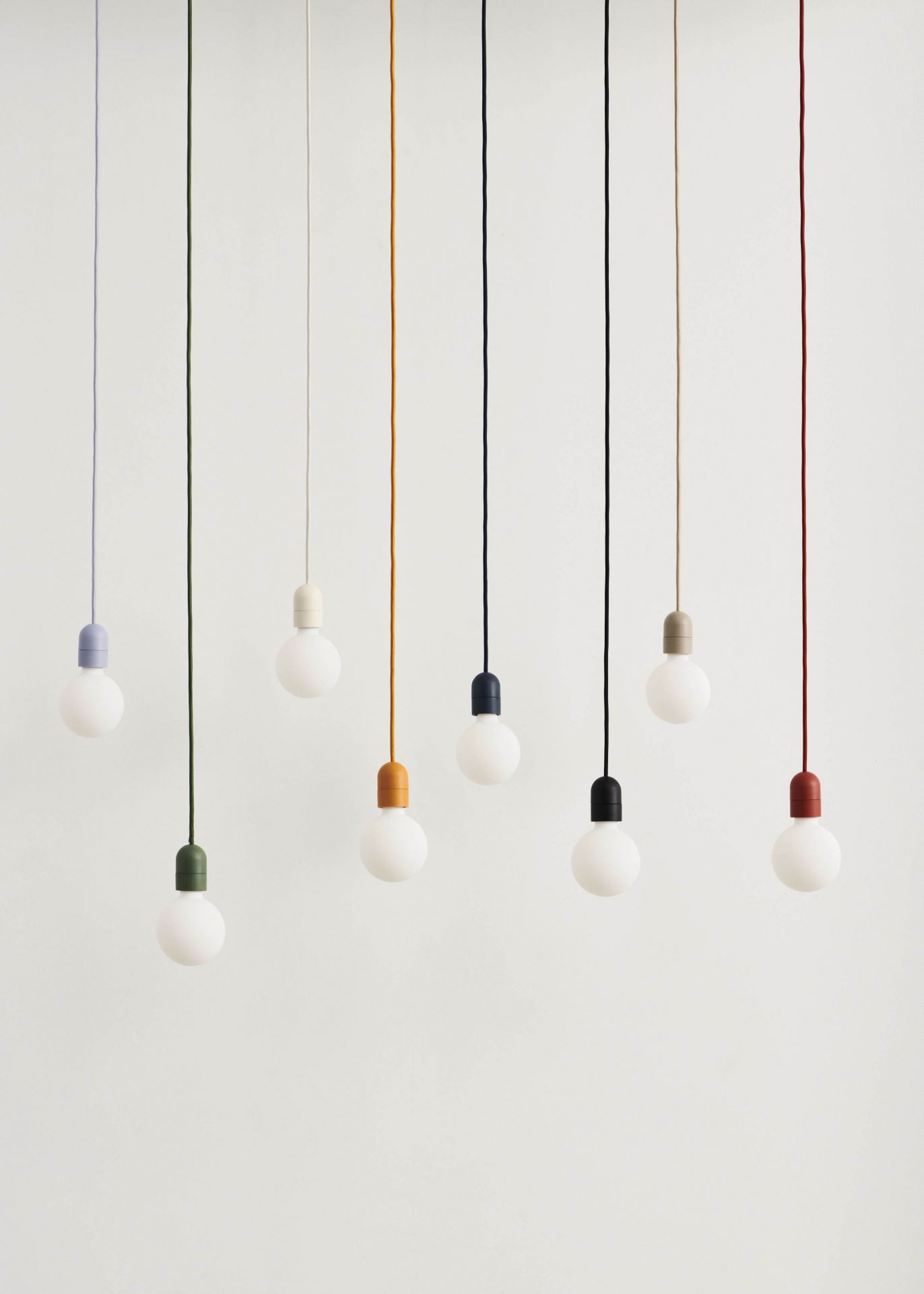 Common Cord Set / Set de douilles pour lampe suspendue Hay Jaune ambré