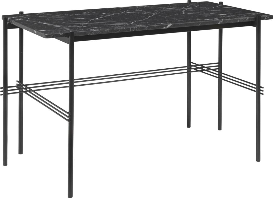 TS Desk Bureau marbre noir Gubi