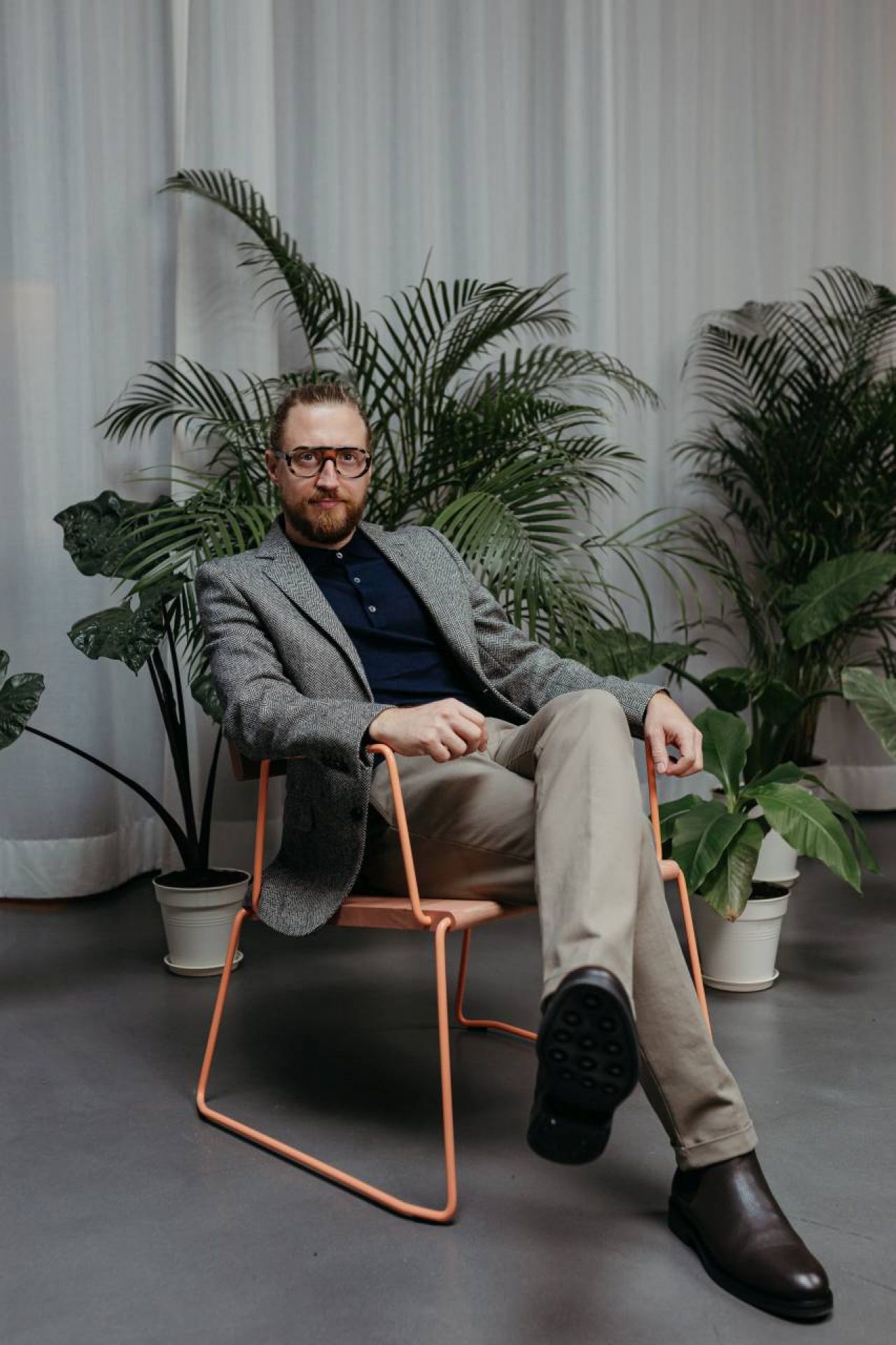 D:008 Loungechair avec Accoudoirs Fuchs & Habicht