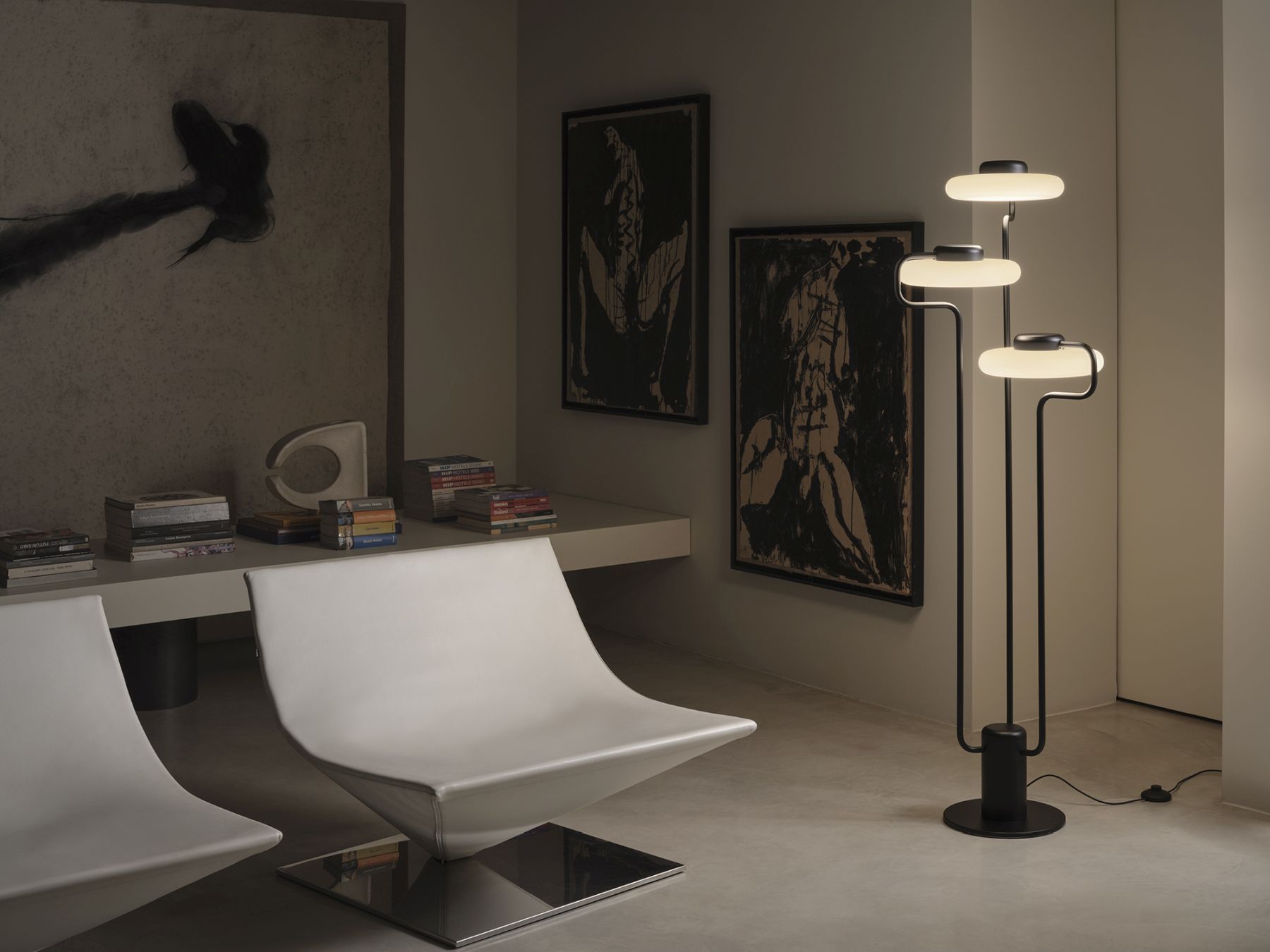 Tratto Lampadaire noir Kdln