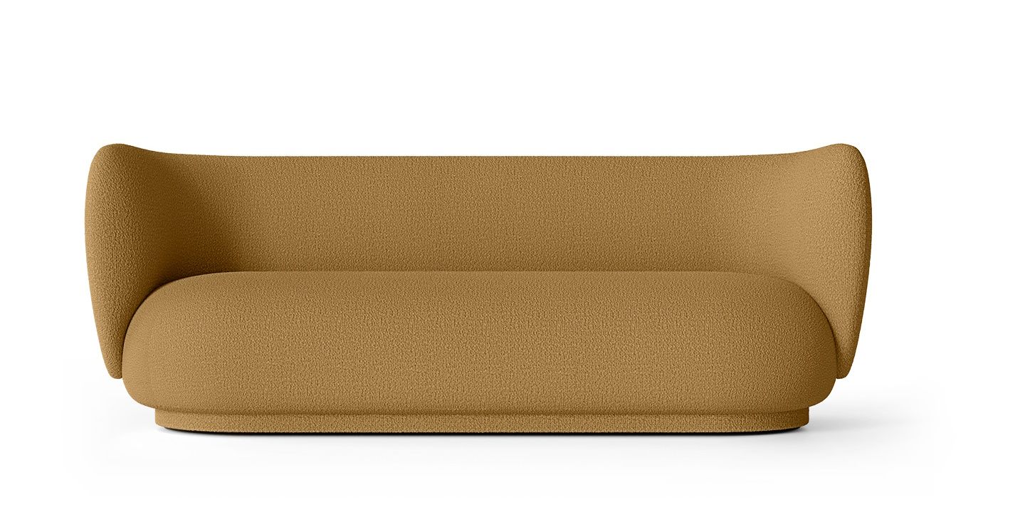 Rico Canapé 3 places Wool Bouclé Sugar Kelp Ferm Living