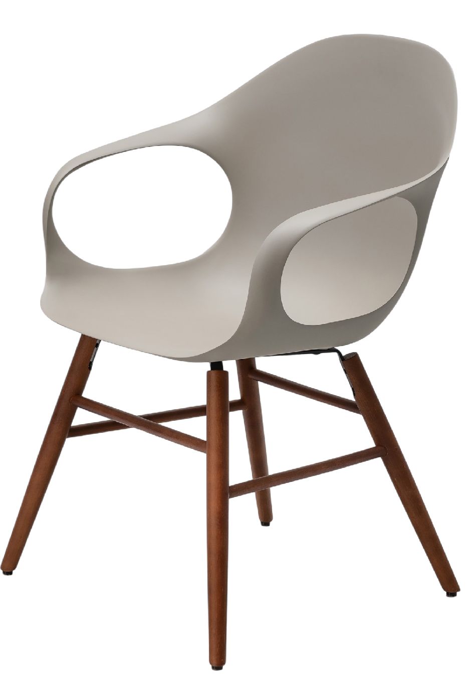 Elephantino Fauteuil bois piètement Kristalia