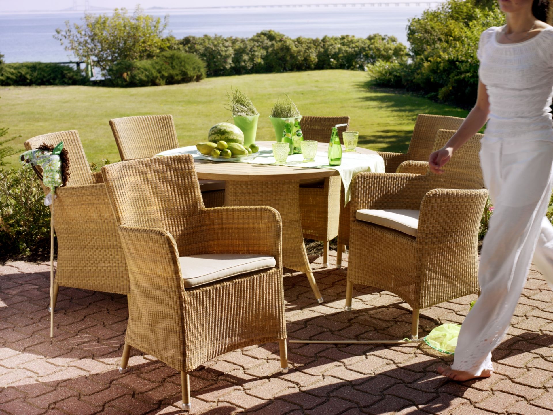 Hampsted Outdoor fauteuil gris clair Cane-Line