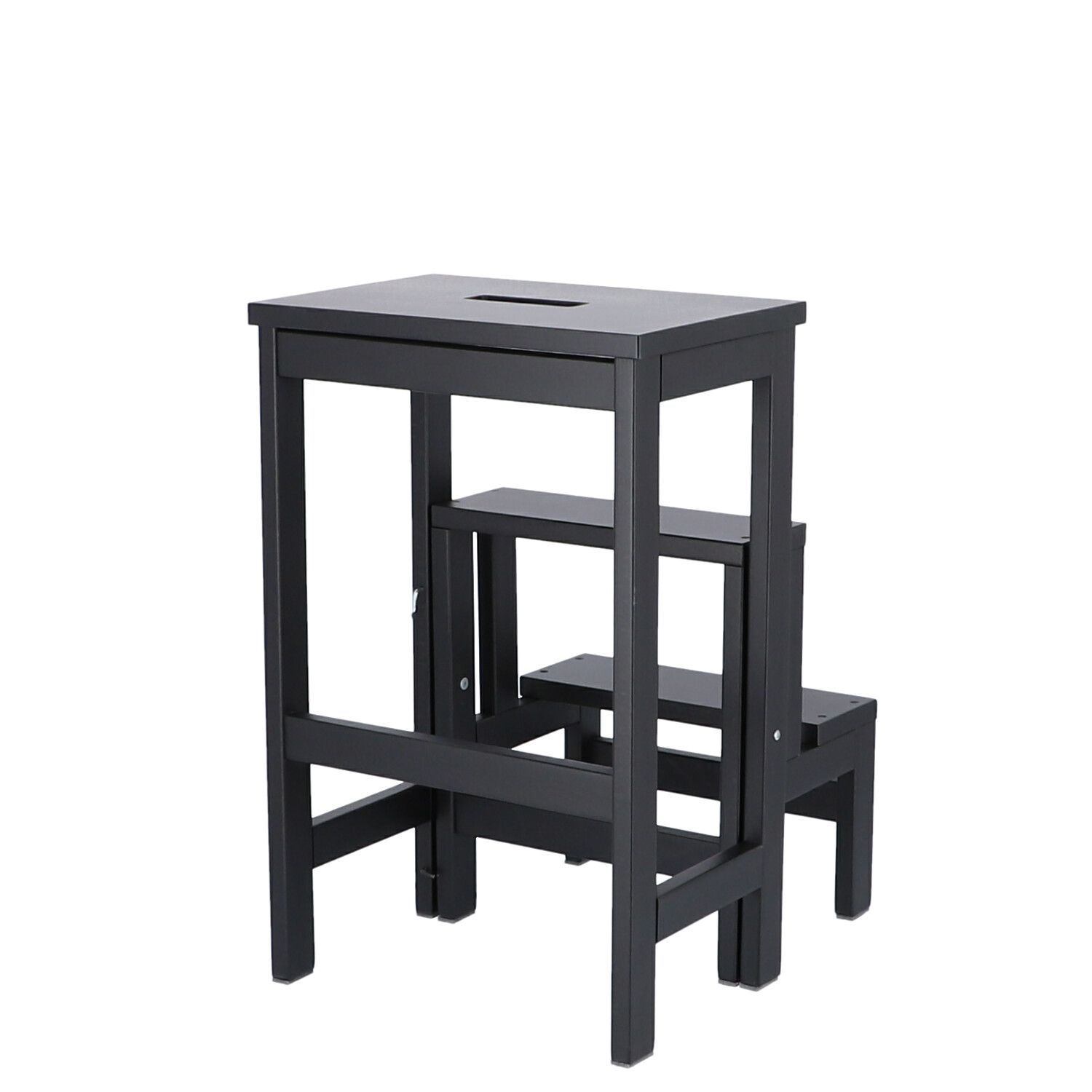 Soho Escabeau pour tabouret noir Jan Kurtz