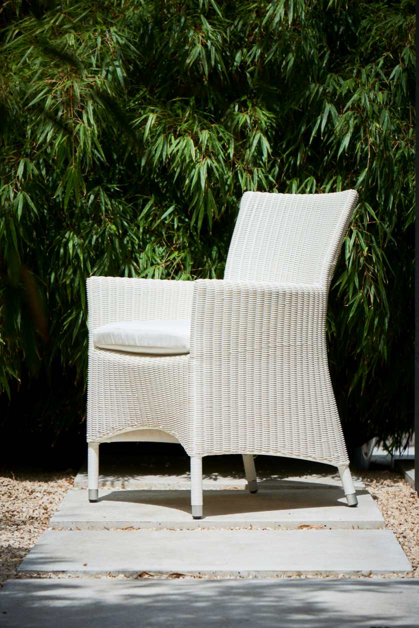 Coussin d'assise Blanc pour Poesie Fauteuil Outdoor Jan Kurtz 