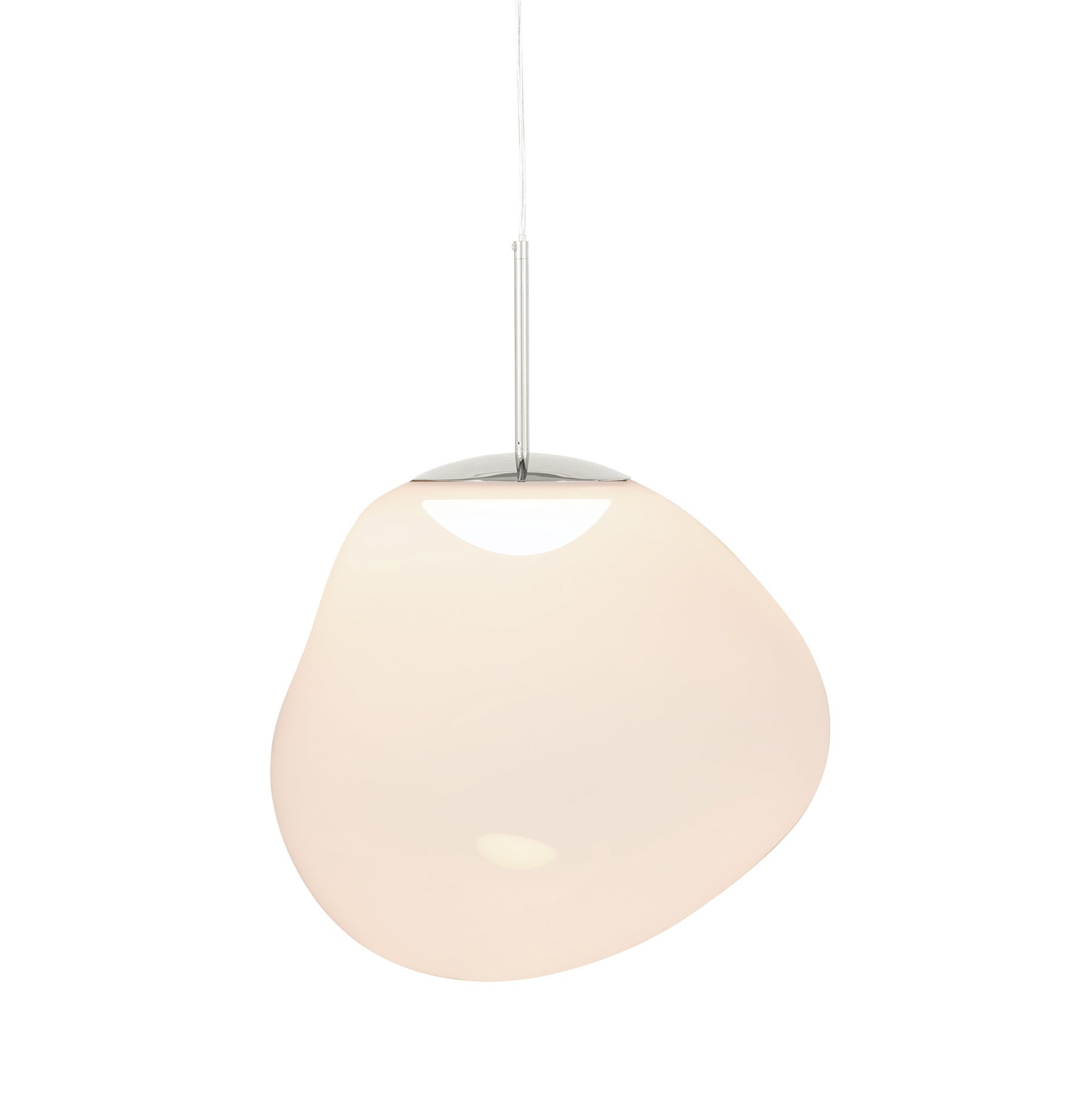 MELT Lampe suspendue LED Opal - Argent Tom Dixon