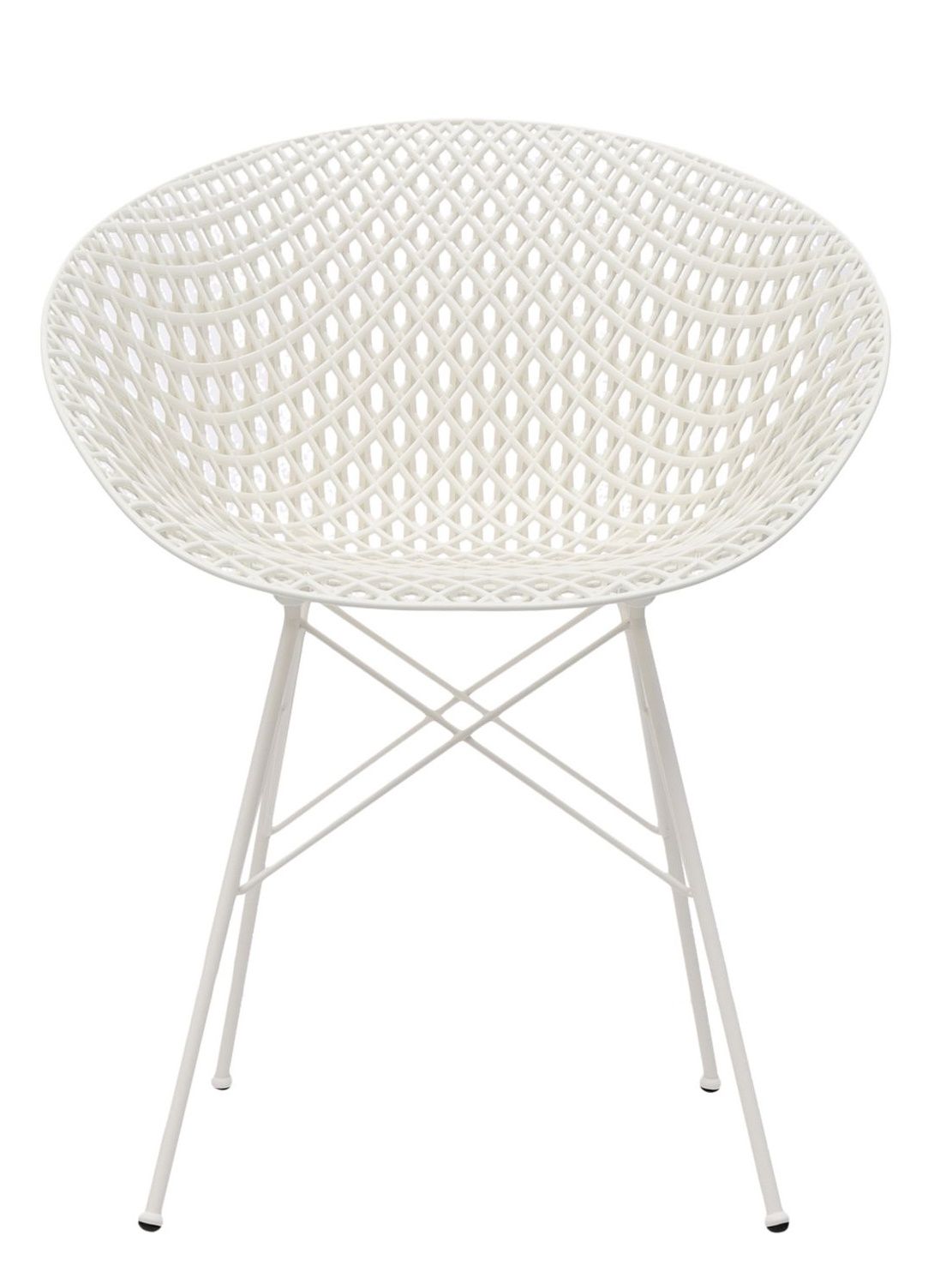Smatrik Chaise d'extérieur Kartell blanc