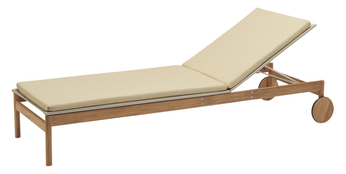 Pelagus Sunbed Bain de soleil Cushion Coussin d'assise Skagerak by Fritz Hansen Honey-Yellow