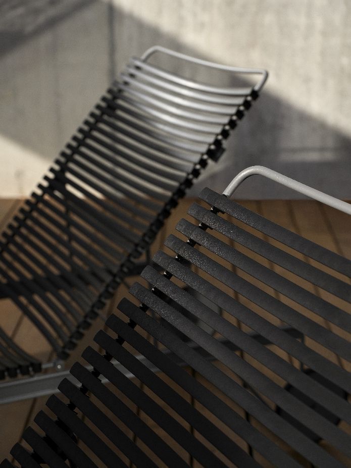 Click Chaise Longue ajustable Bain de soleil extérieur HOUE