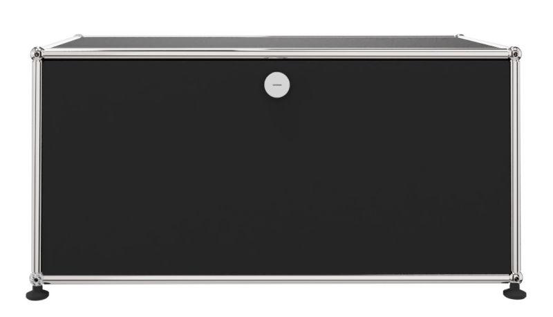 USM Haller Lowboard 1 Clapet Noir graphite - FAST DELIVERY