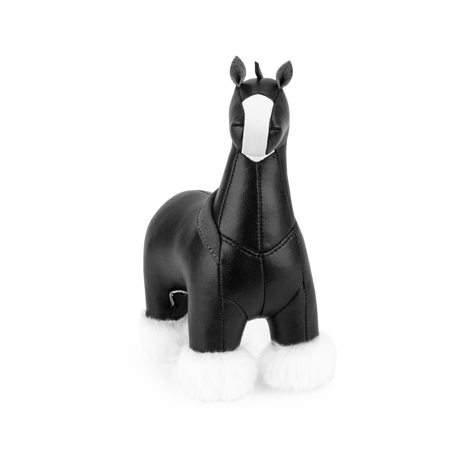 Presse-papiers cheval Shire noir/gris foncé Züny