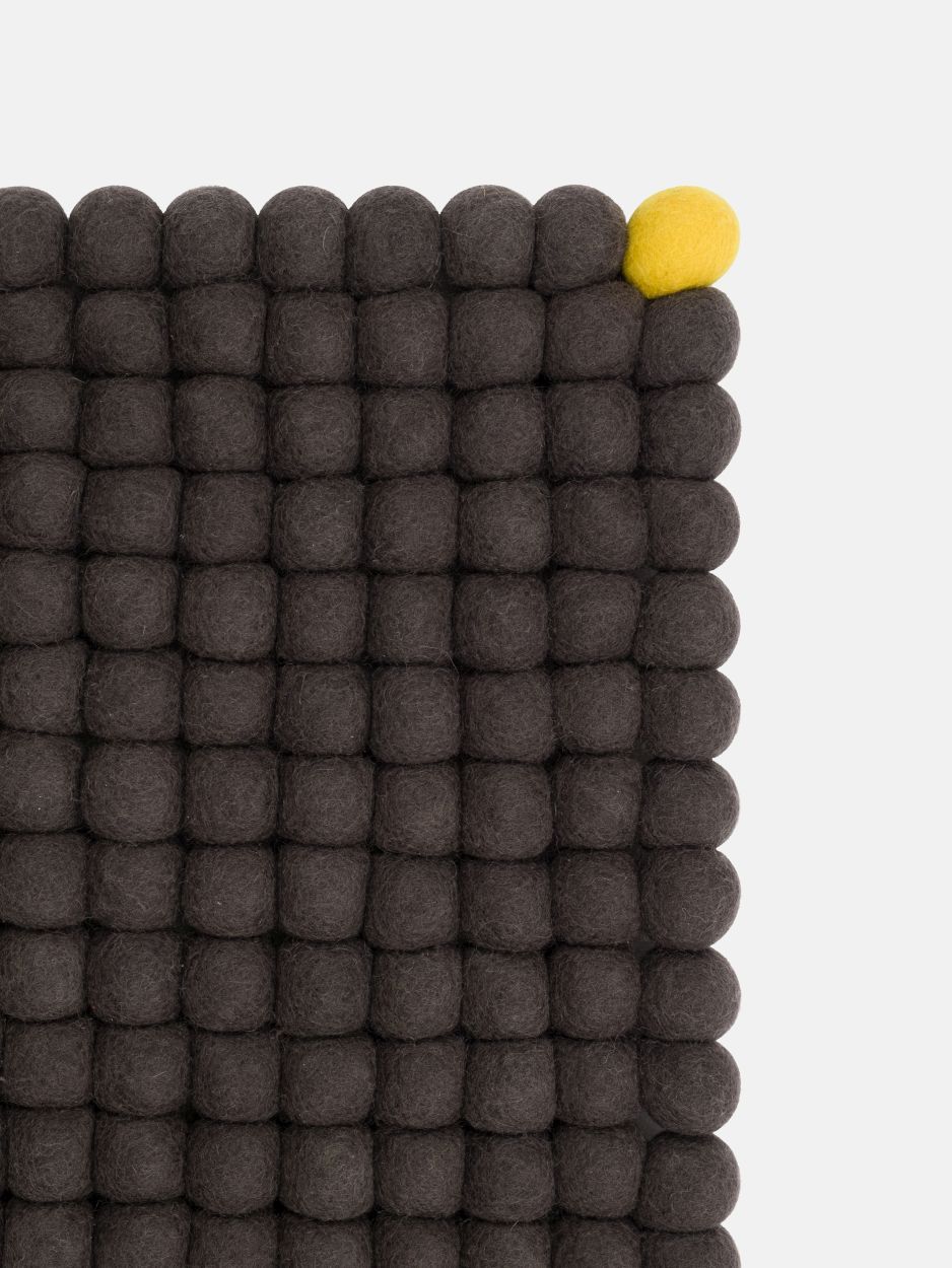 Big One Rectangulaire Tapis en feutre 140 x 200 cm myfelt  Anthracite