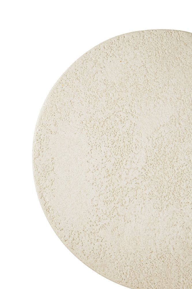 Elements Table basse Microcement Off White Rond Ethnicraft 