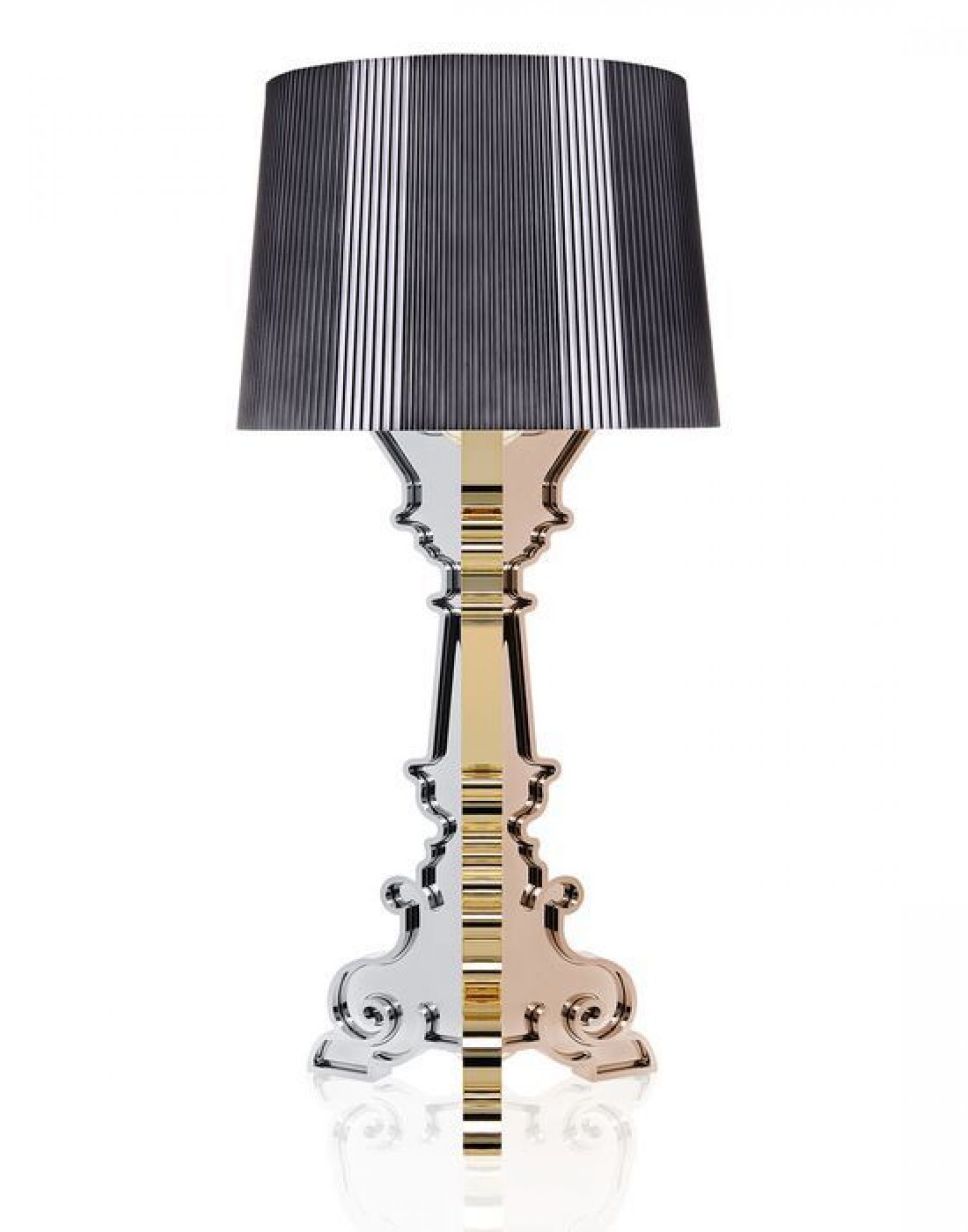 Bourgie lampe de table multicolore de titane Kartell