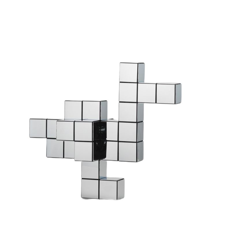 Panton Cubes Duck Chrome Sculpture Vitra