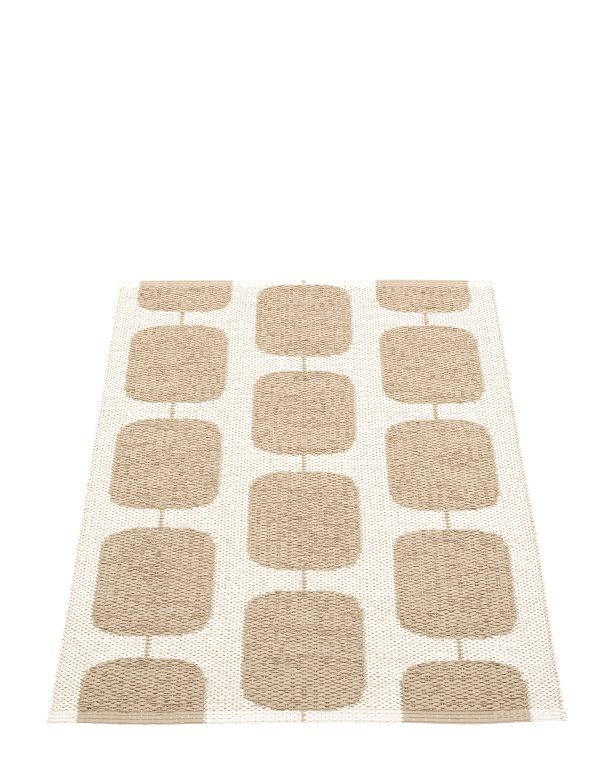 Sten Tapis en plastique 70x100 cm Pappelina Nougat/Vanilla