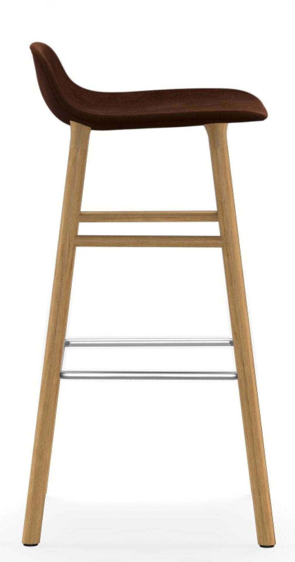 Form Barstool tabouret de bar H 75 cm Chêne Rembourré Normann Copenhagen