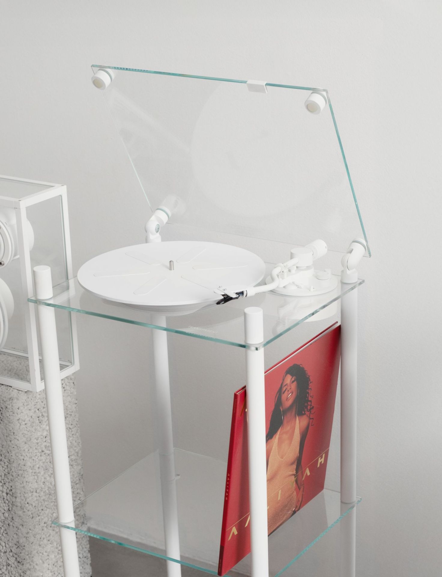 Table tournante transparente Transparent