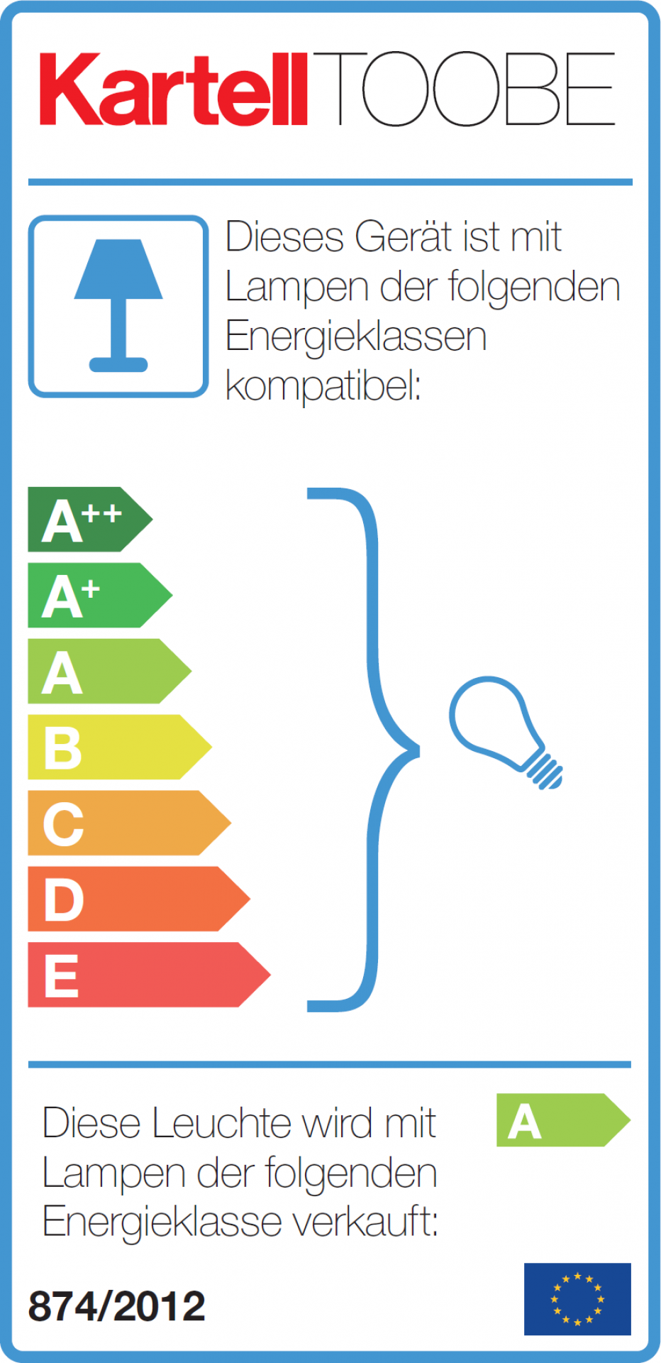Toobe Lampadaire Kartell