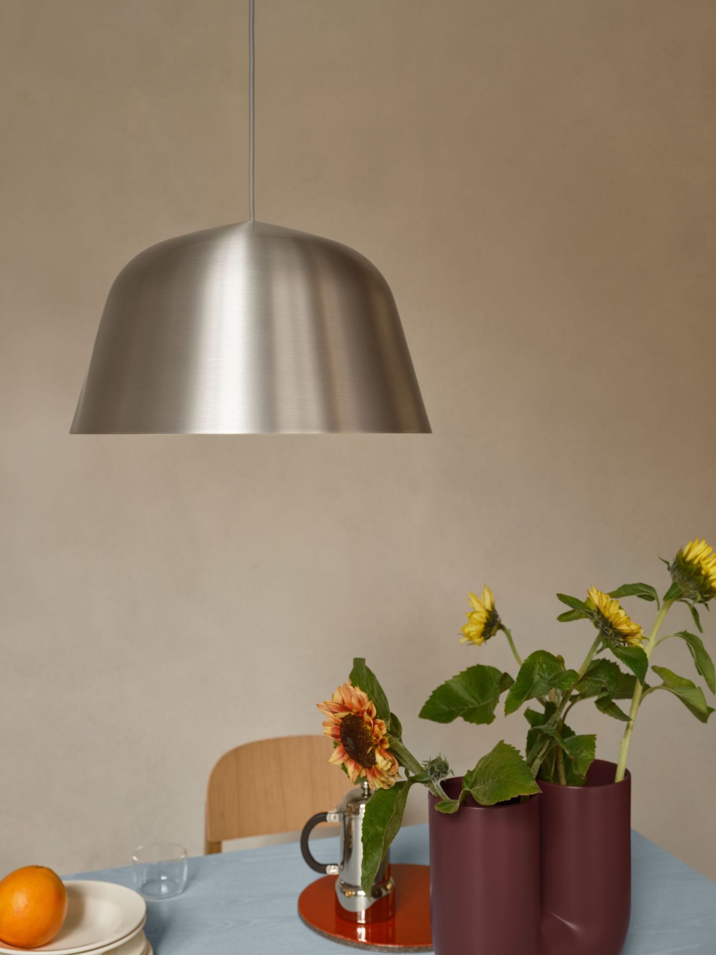 Ambit Pendant Lamp 40 Lampe à suspendre Muuto aluminium brossé