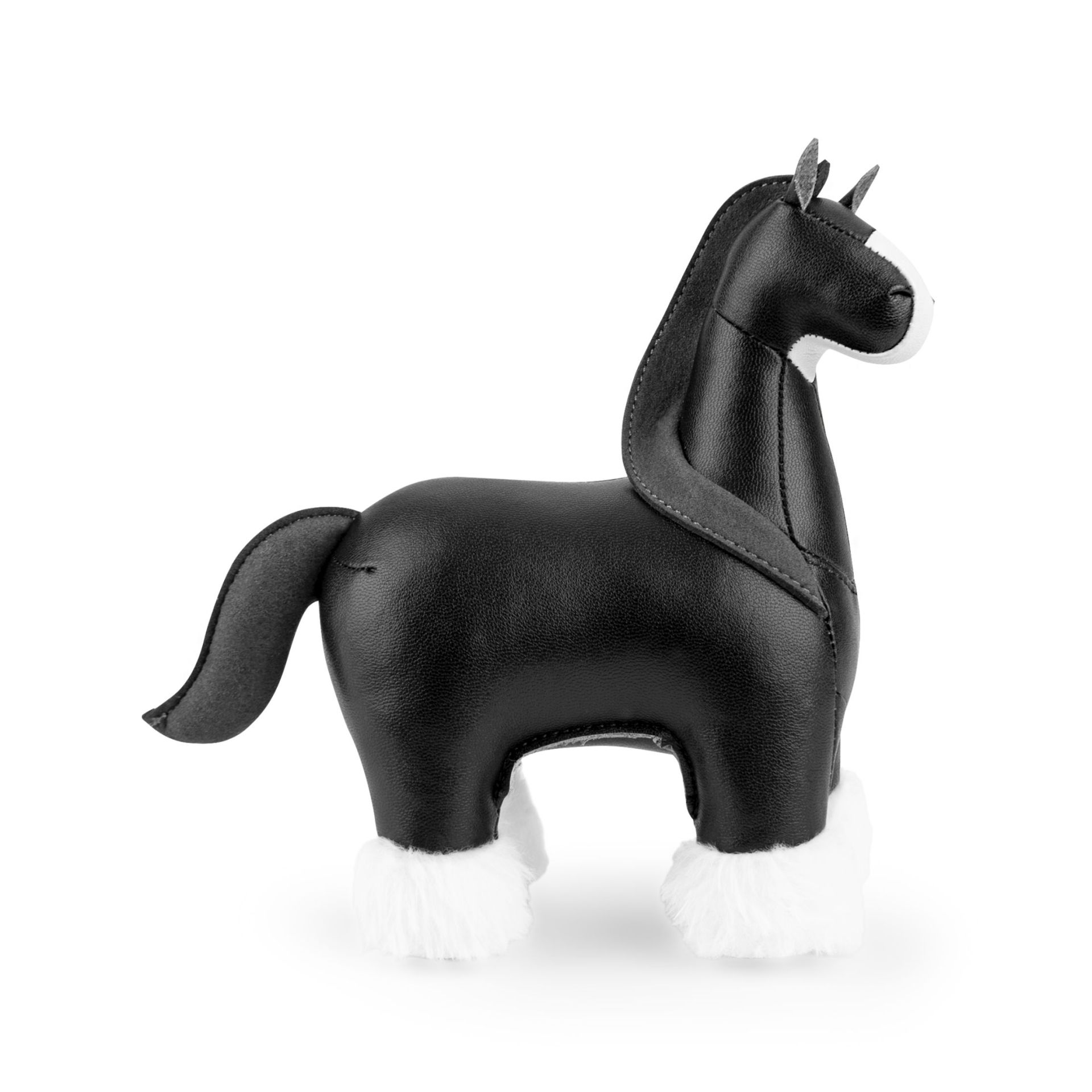 Presse-papiers cheval Shire noir/gris foncé Züny