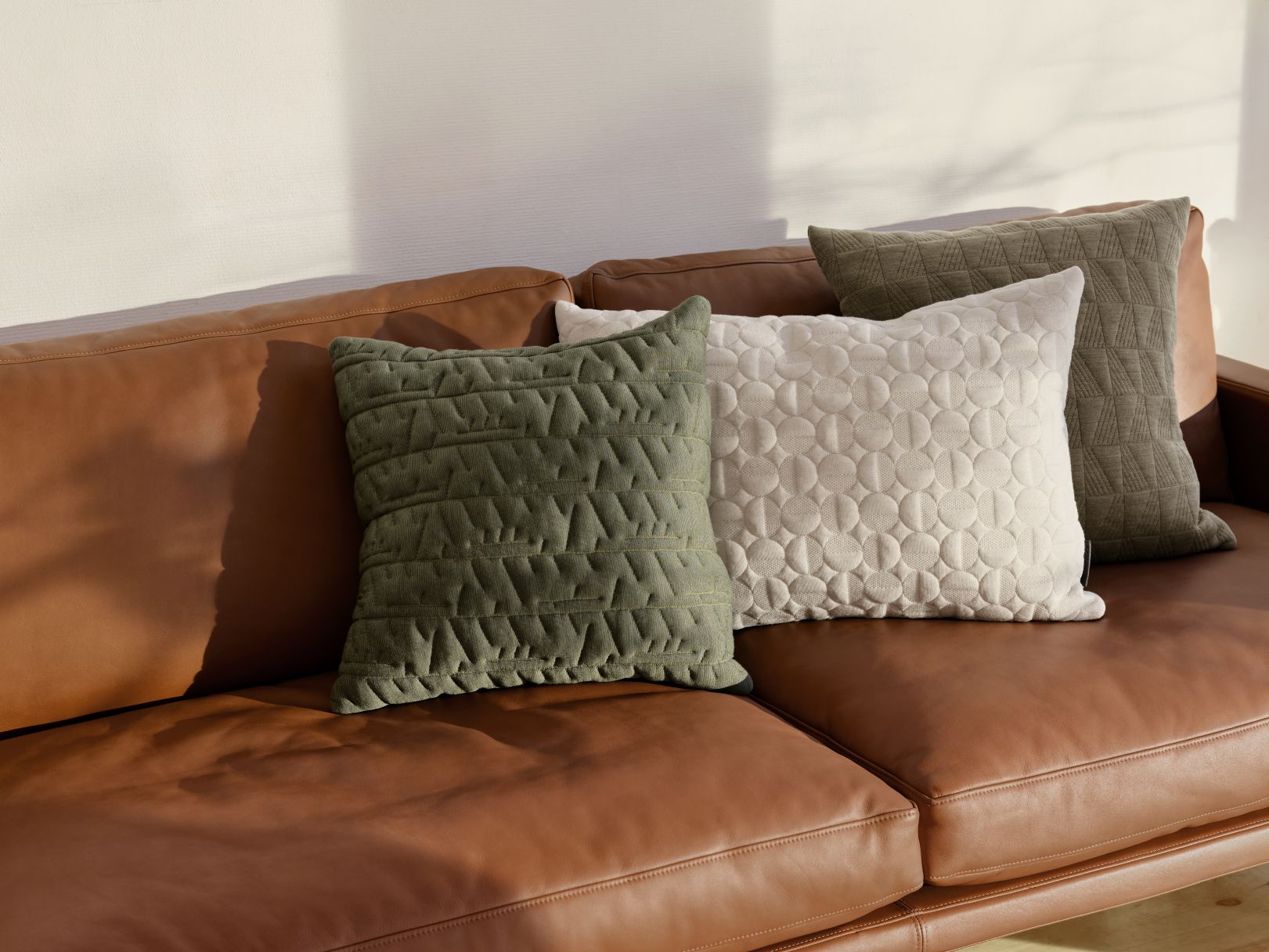 Tassel AJ Cushion Coussin L 45 cm Pale green Fritz Hansen OFFRE SPECIALE