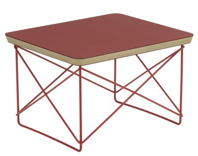 Occasional Table LTR Table d'appoint Linoléum Dark brick Vitra 