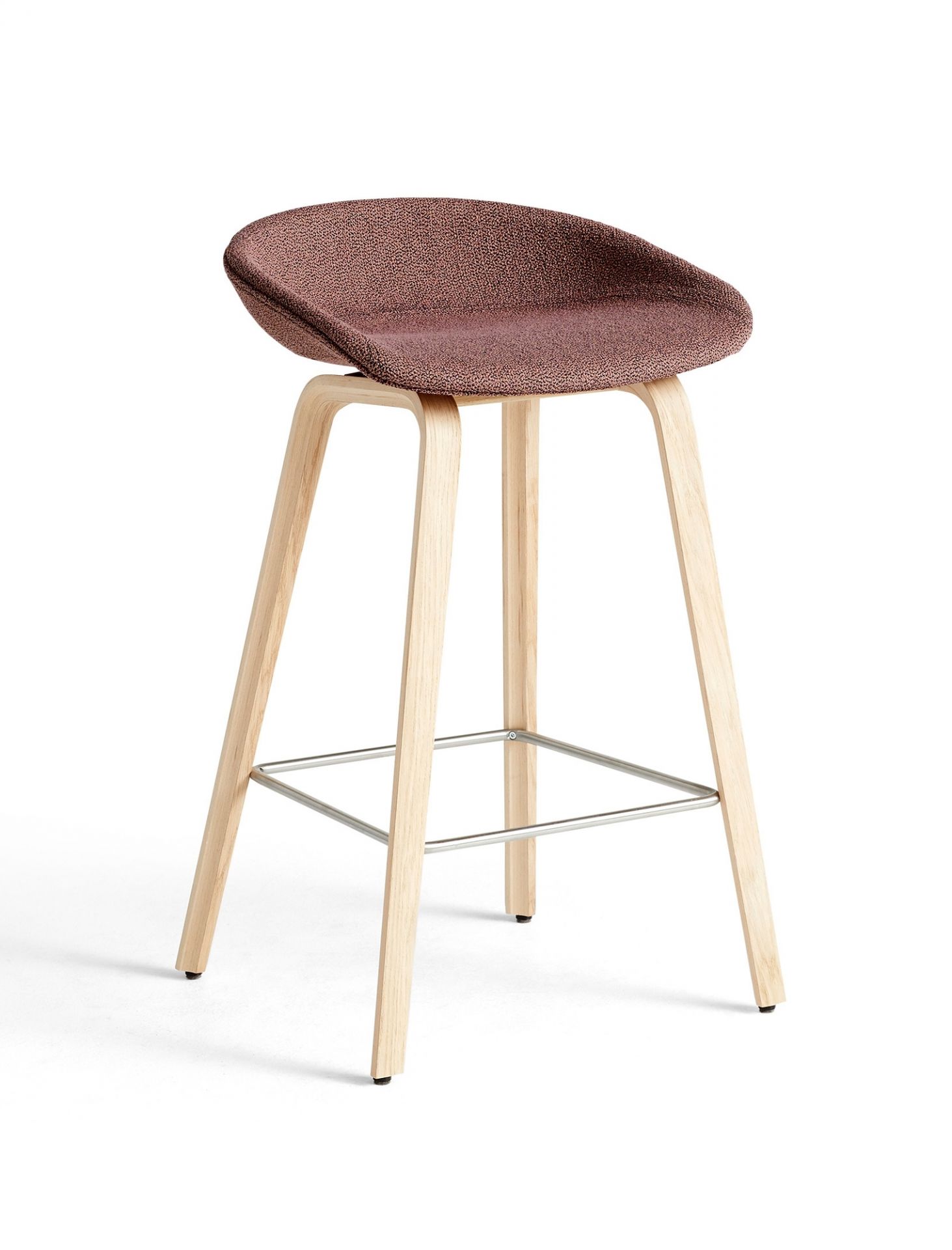 About a Stool AAS 33 / AAS33 Tabouret de bar entièrement rembourré Hay