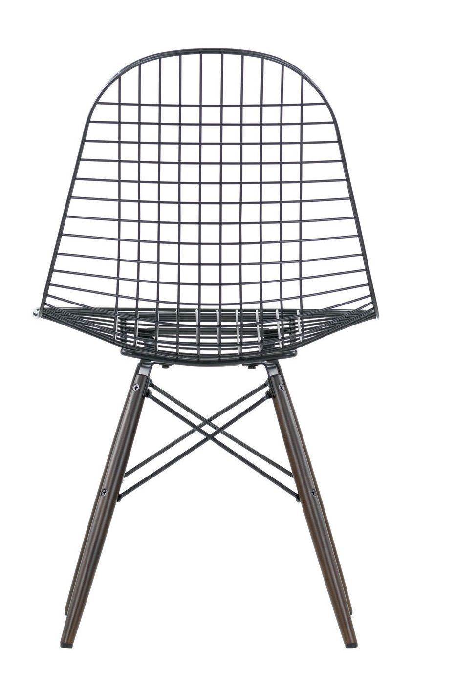 DKW Wire Chair Chaise assise rembourree Vitra
