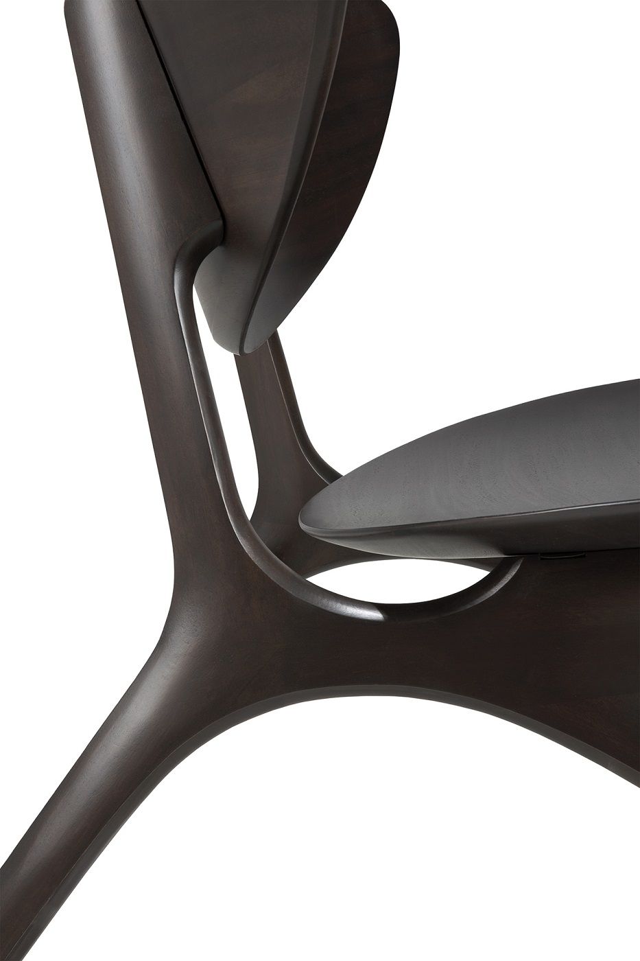 Eye Fauteuil lounge acajou laqué Ethnicraft