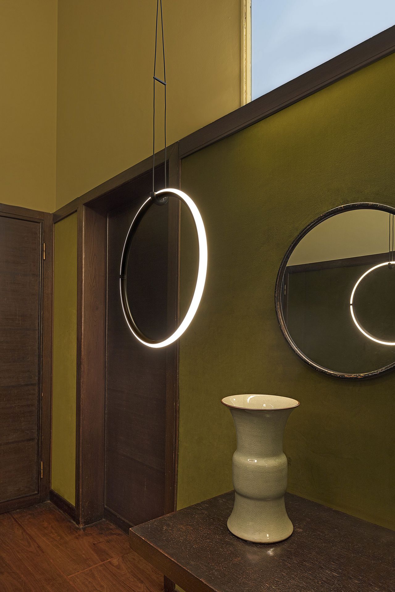 Rosace pour Arrangements Lampe suspension Flos