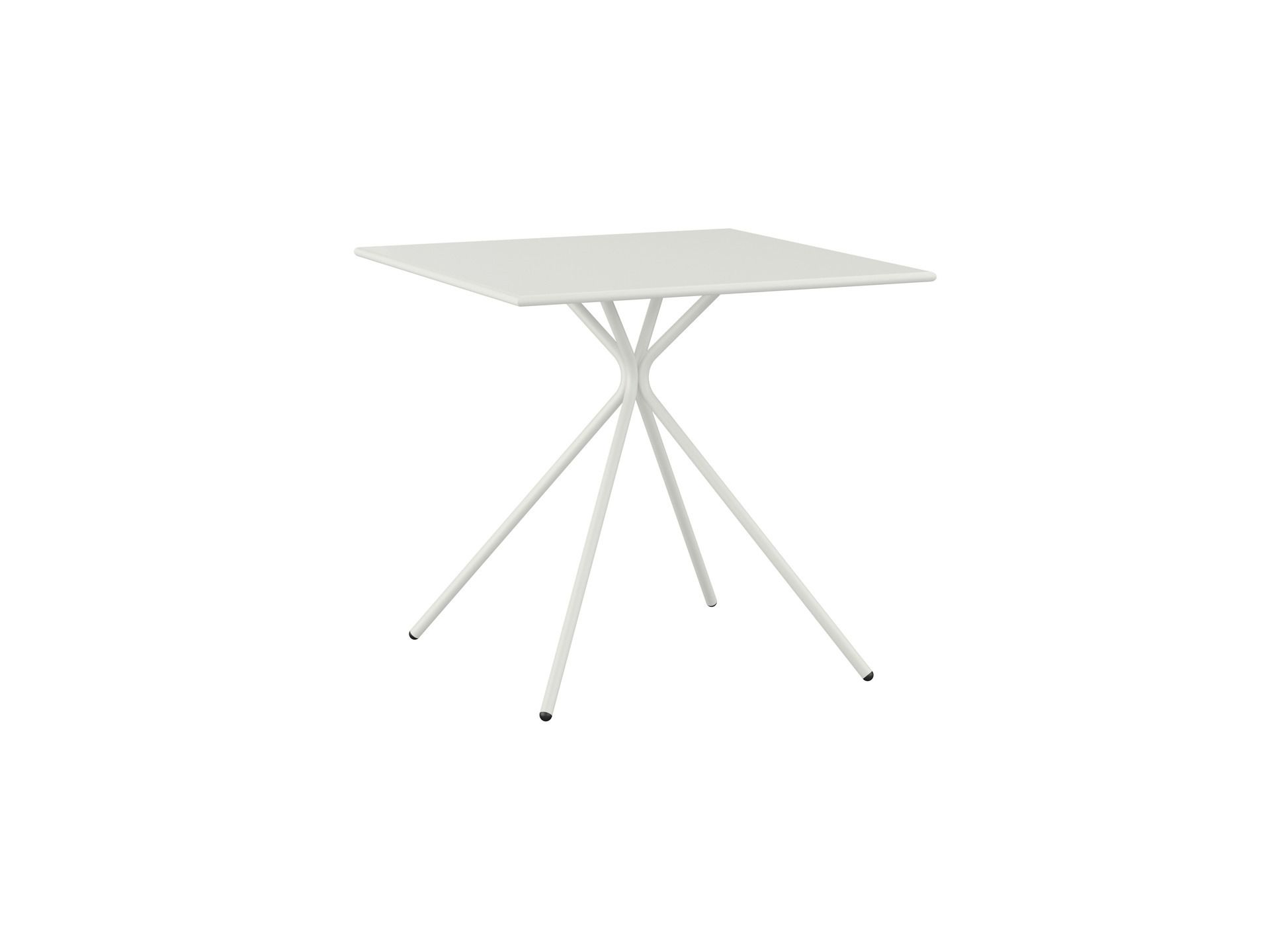 Crona Steel Table de Bistro Carré Outdoor Brunner