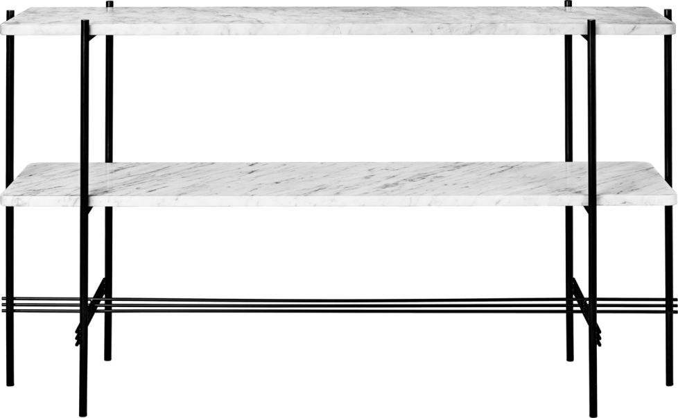TS Console Marbre blanc marquina Gubi 