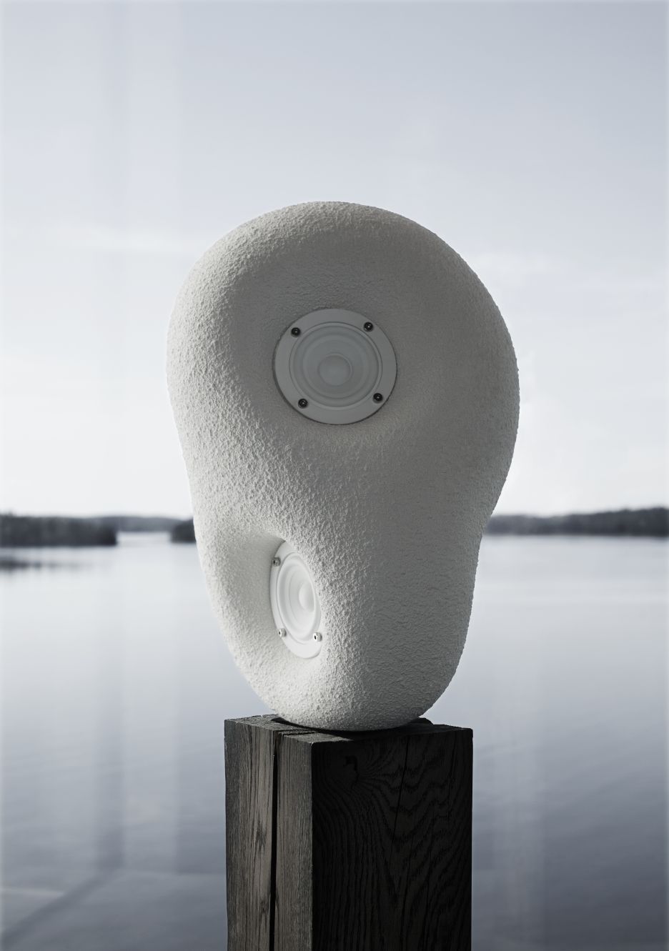 Sculpture acoustique Haut-parleur Transparent