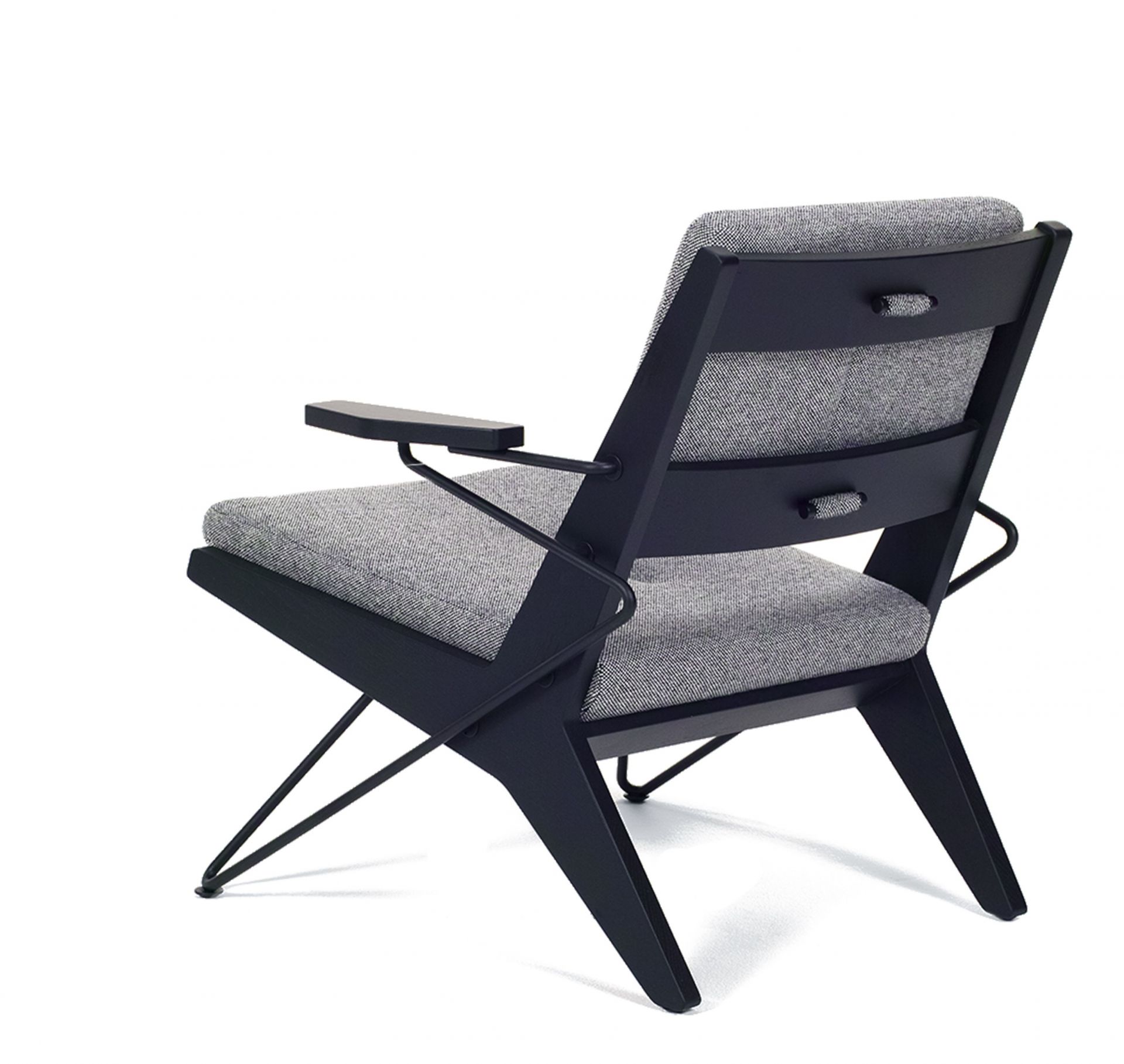 Fauteuil à bascule en métal Prostoria