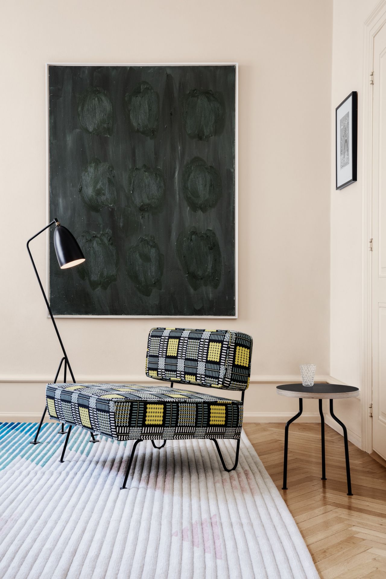 GT Lounge Chair chaise longue à motifs Gubi