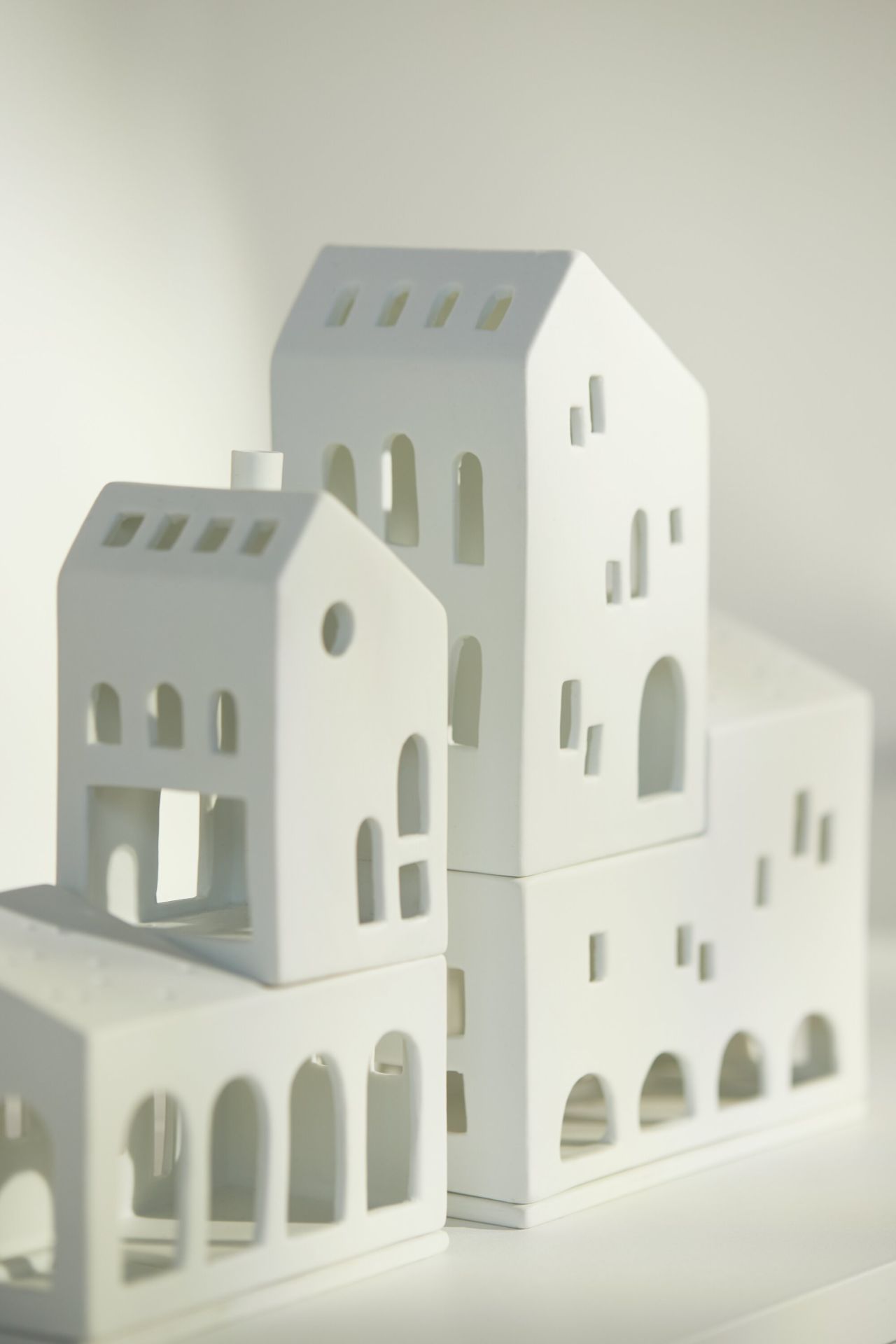 Maison lumineuse Maison empilée des arcs Räder