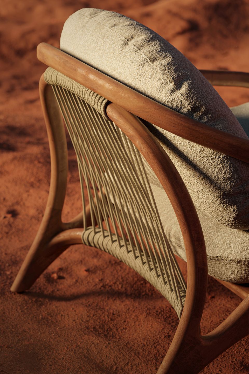 Fauteuil lounge d'extérieur Vime Morpho