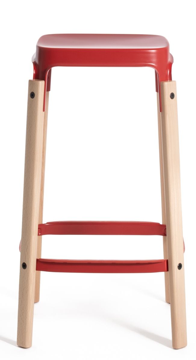 Steelwood Stool Tabouret H 68 cm Magis