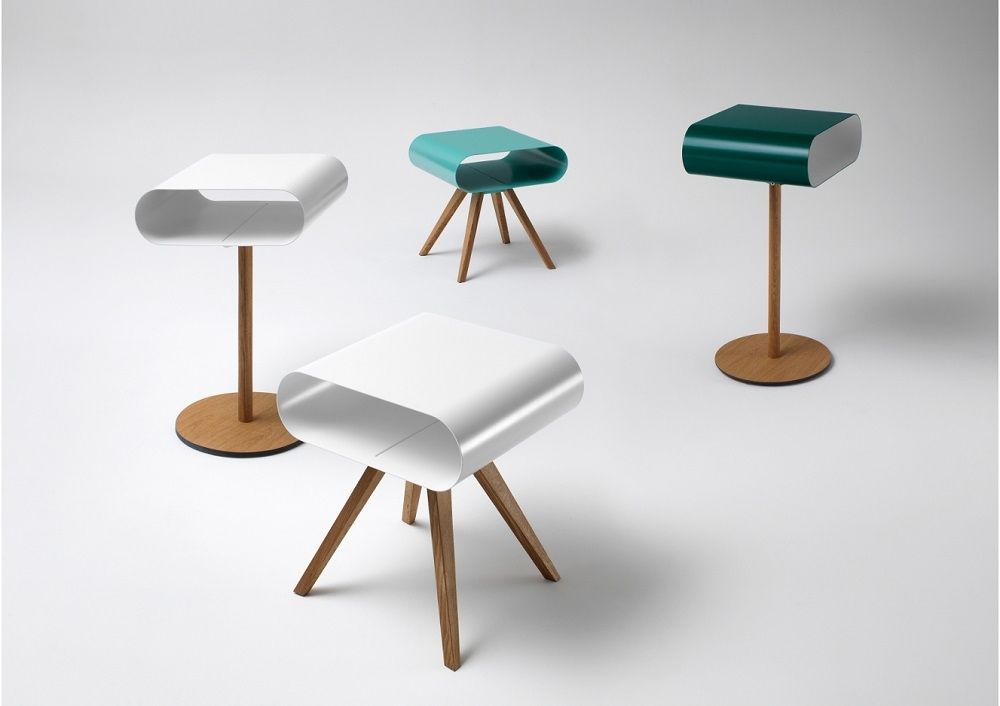 LO 12 Table d'appoint avec plateau / Table de nuit Müller Möbelfabrikation