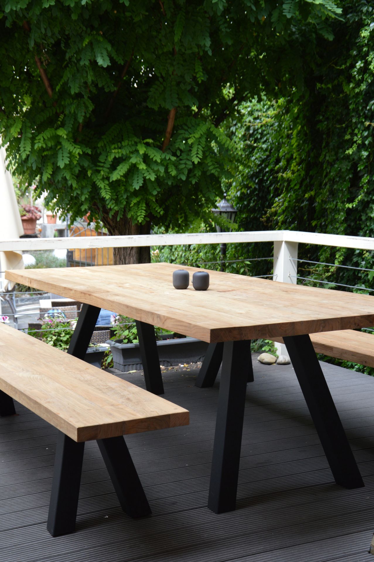 Bradford Table Largeur 300 Nature Noir Jan Kurtz